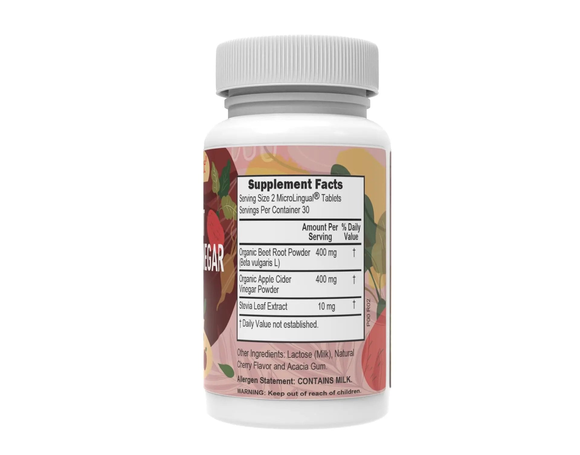 Superior Source Beet Root + Apple Cider Vinegar Clean Melts, 60 Instant Dissolving & Great Tasting Tablets, Nitric Oxide and Energy Booster, Immunity & Detox, Non-GMO