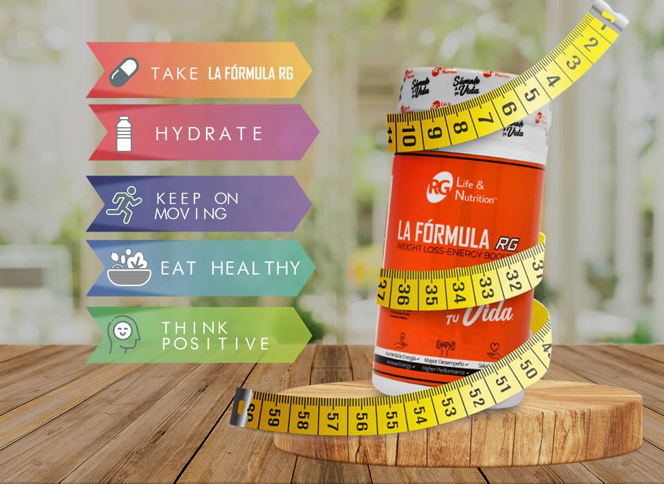 RG LIFE & NUTRITION - Weight Loss Pills, Energy Booster and Fat Burner with Magnesium RG LIFE & NUTRITION