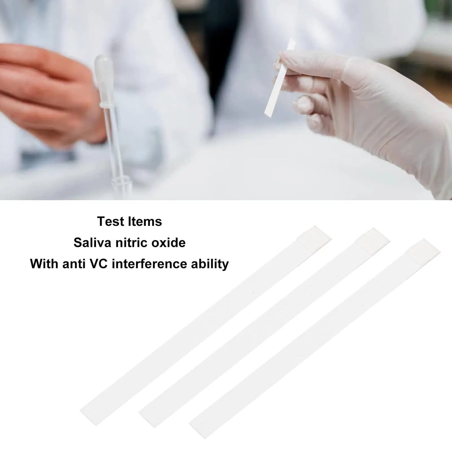Nitric Oxide Test Strips, 25 Strips Salivary Nitric Oxide Test Strip Instant Results for Daily