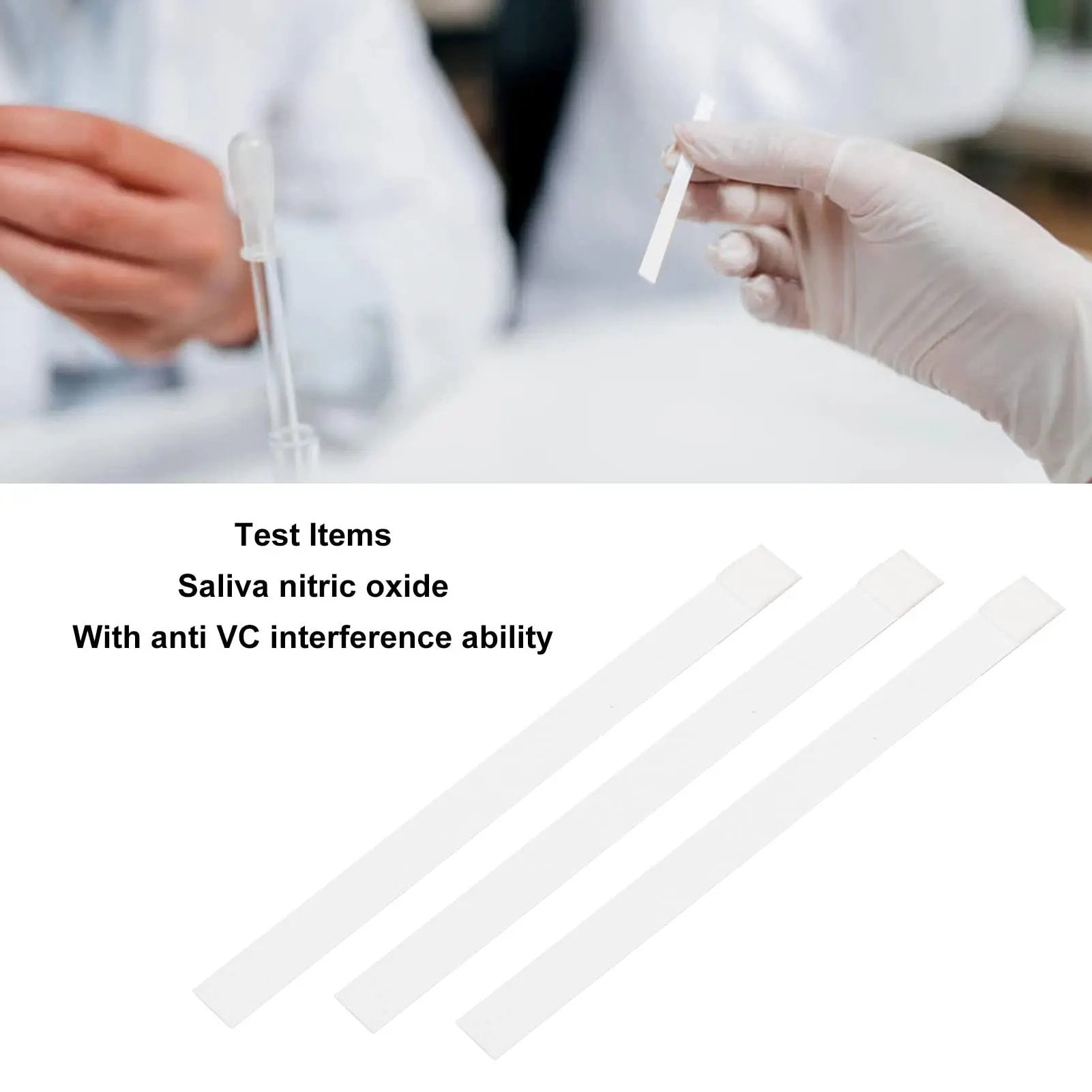 Nitric Oxide Test Strips, 25 Strips Salivary Nitric Oxide Test Strip Instant Results for Daily