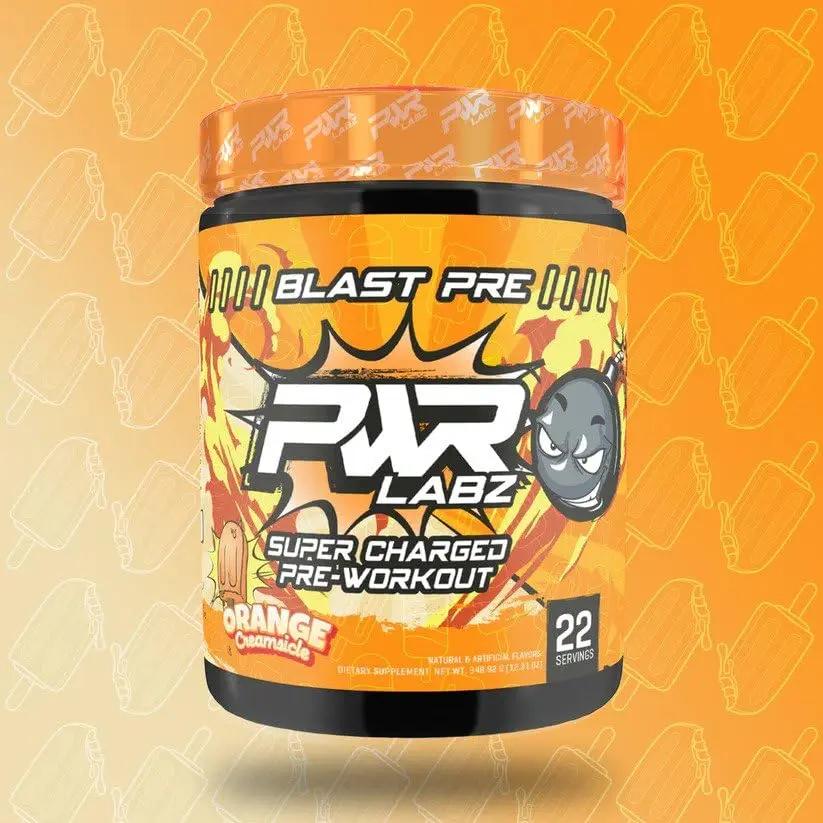 PWR Labz Blast Pre Workout - Pump · Focus · Energy · L-Citrulline, L-Tyrosine, Agmatine