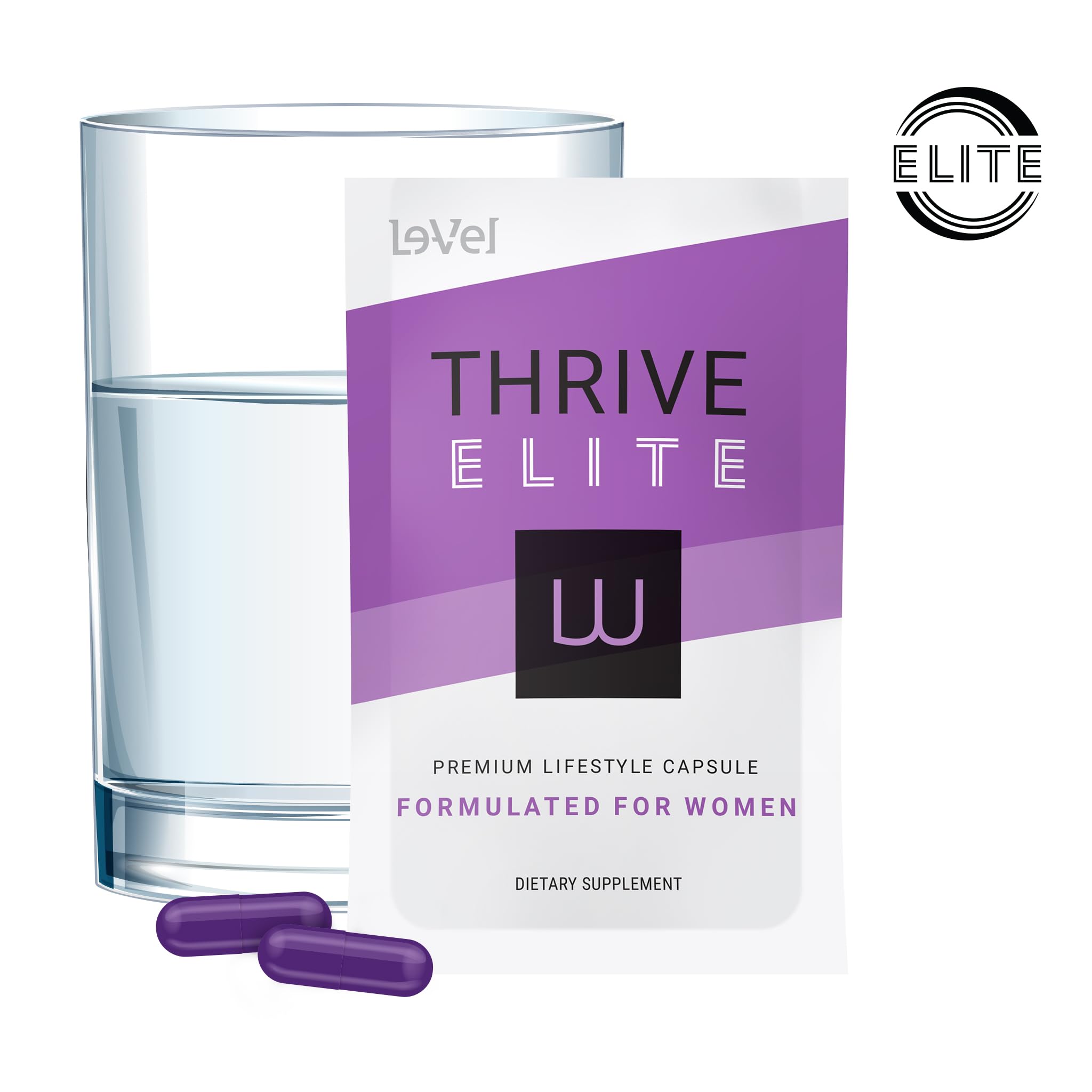 Le-Vel Thrive Elite Premium Lifestyle Capsule for Women | Womens Multivitamin Supplemen Le-Vel