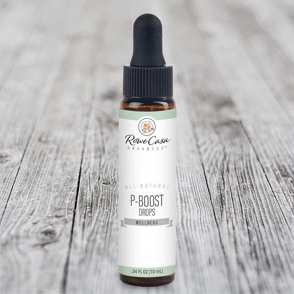 Rowe Casa Organics P-Boost Drops - Natural Hormone Balancing Essential Oils | Pre-Seed Fertility Drops