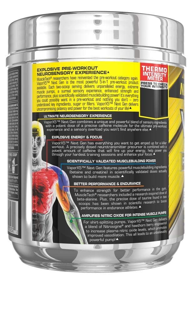 Pre Workout Powder | MuscleTech Vapor X5 for Men & Women, Energy Drink Mix Sports MuscleTech