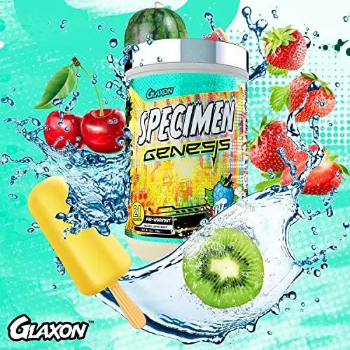 Specimen Full Spectrum High Stimulant Pre-Workout Powder | Supercharged Energy & Muscle Pumps + Focus & Hydration | Great Far-Out Flavors (Blue Raspberry V3)