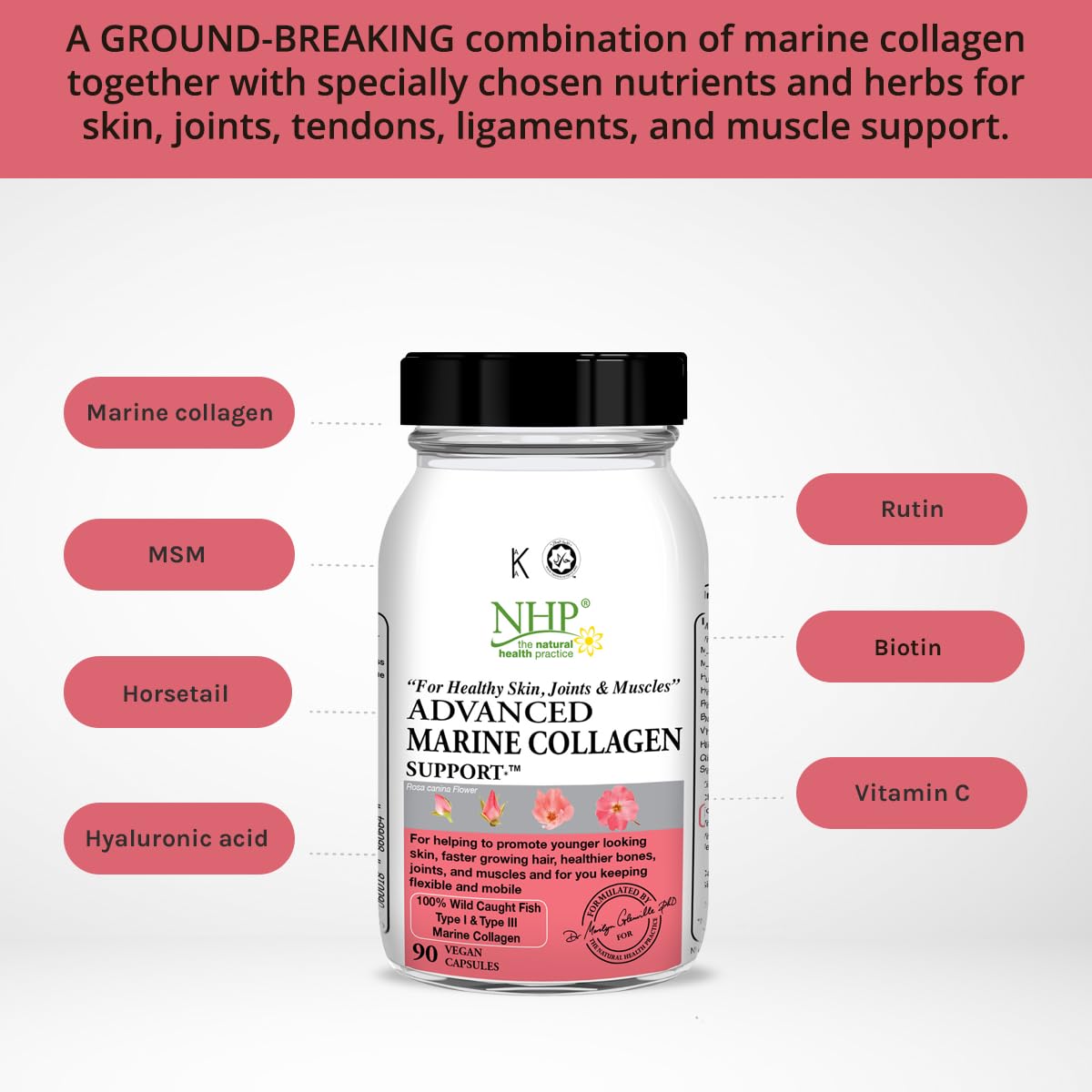 Advanced Marine Collagen Support, specifically Designed to Support Skin NHP The Natural Health Practice