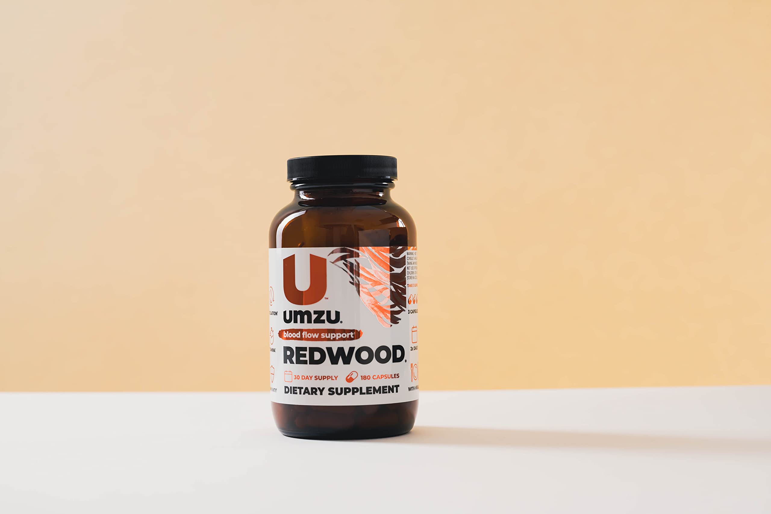 UMZU Redwood - Supports Nitric Oxide & Healthy Blood Flow - Blend of Vitamins & Herbal UMZU