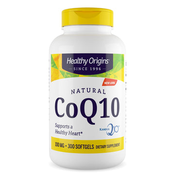 Healthy Origins Natural CoQ10 (Kaneka Q10), 100 mg - Heart Health & Energy Supplement