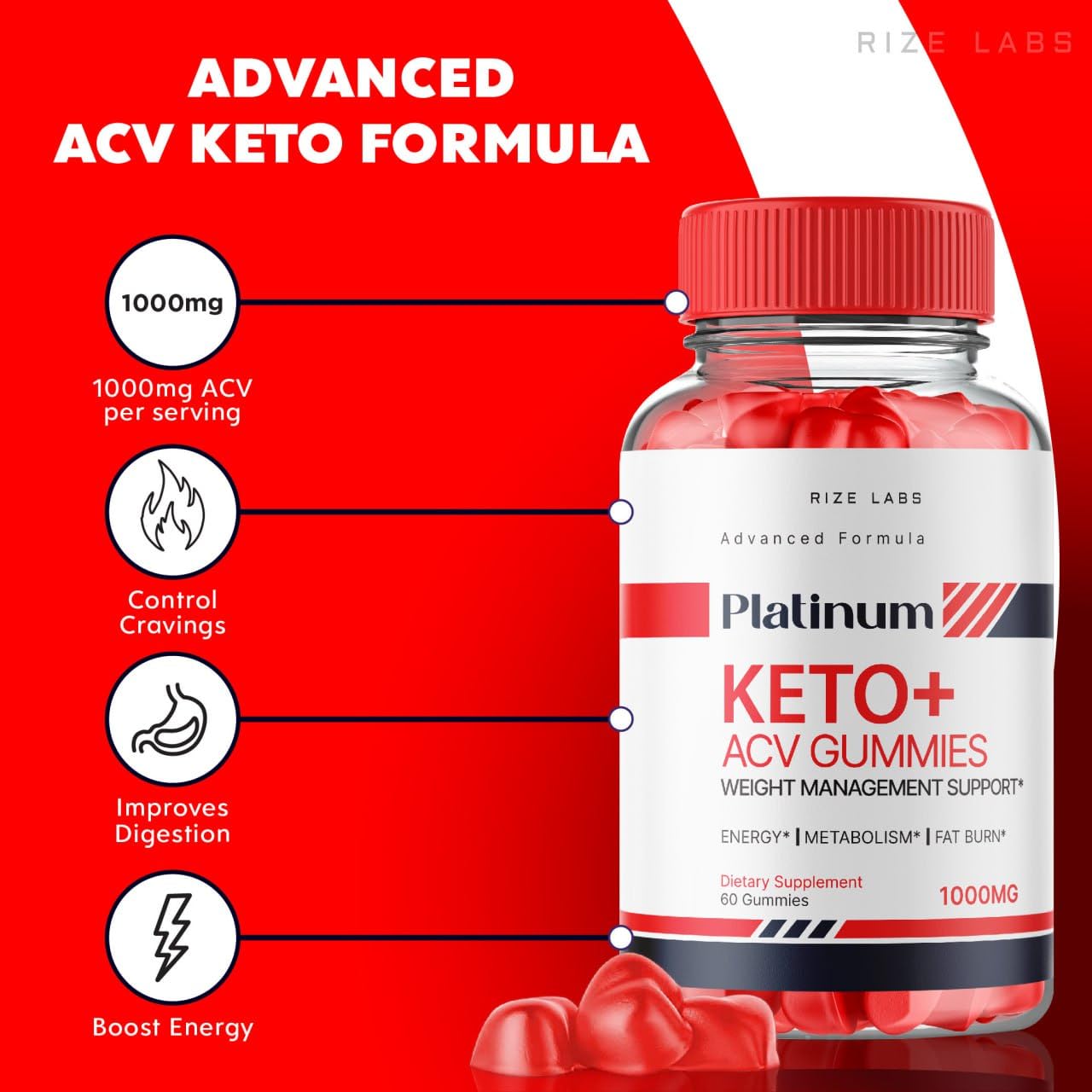 Platinum Keto AVC Gummies, Platinum Keto+ACV Gummies for Advanced Weight Loss rize labs