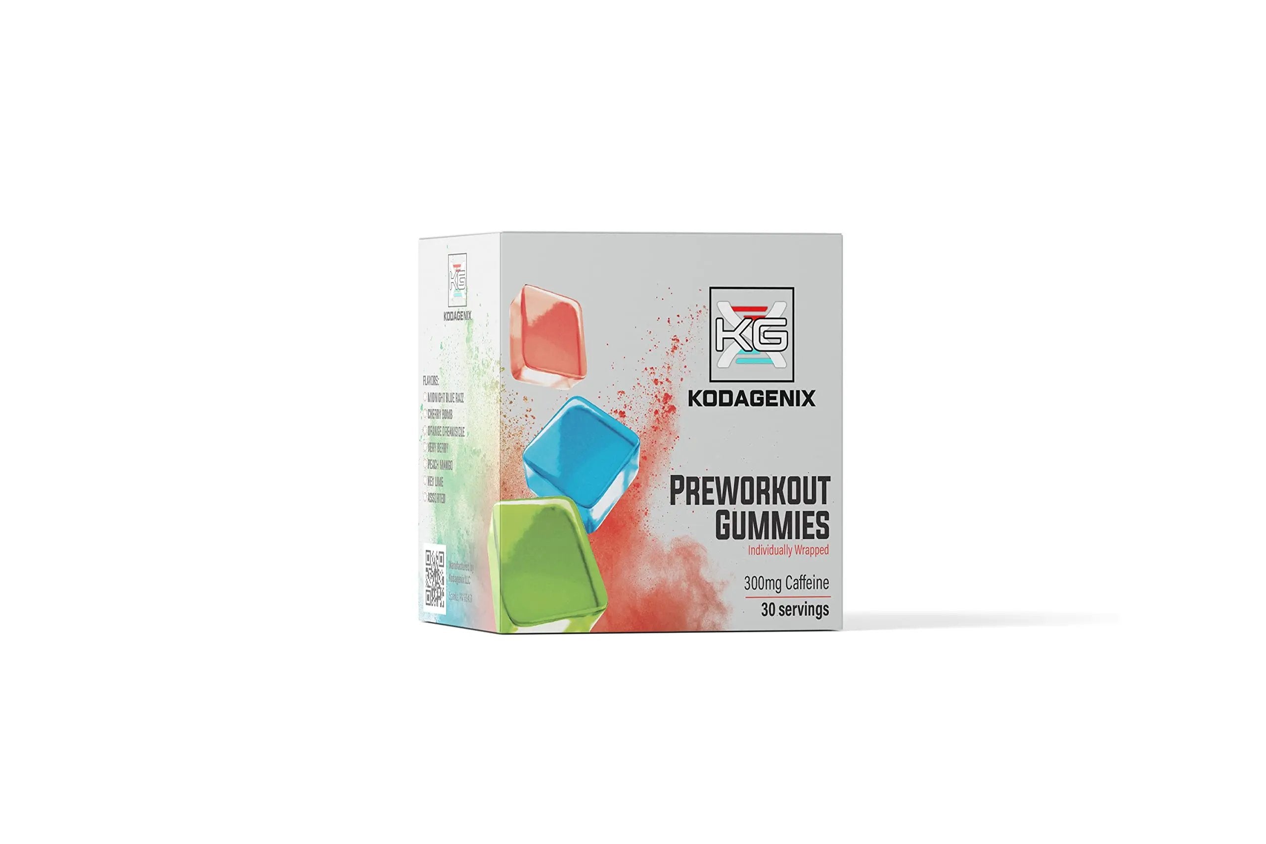 Kodagenix Pre Workout Gummies for Men and Women with Caffeine, L-Citrulline and Beta Kodagenix