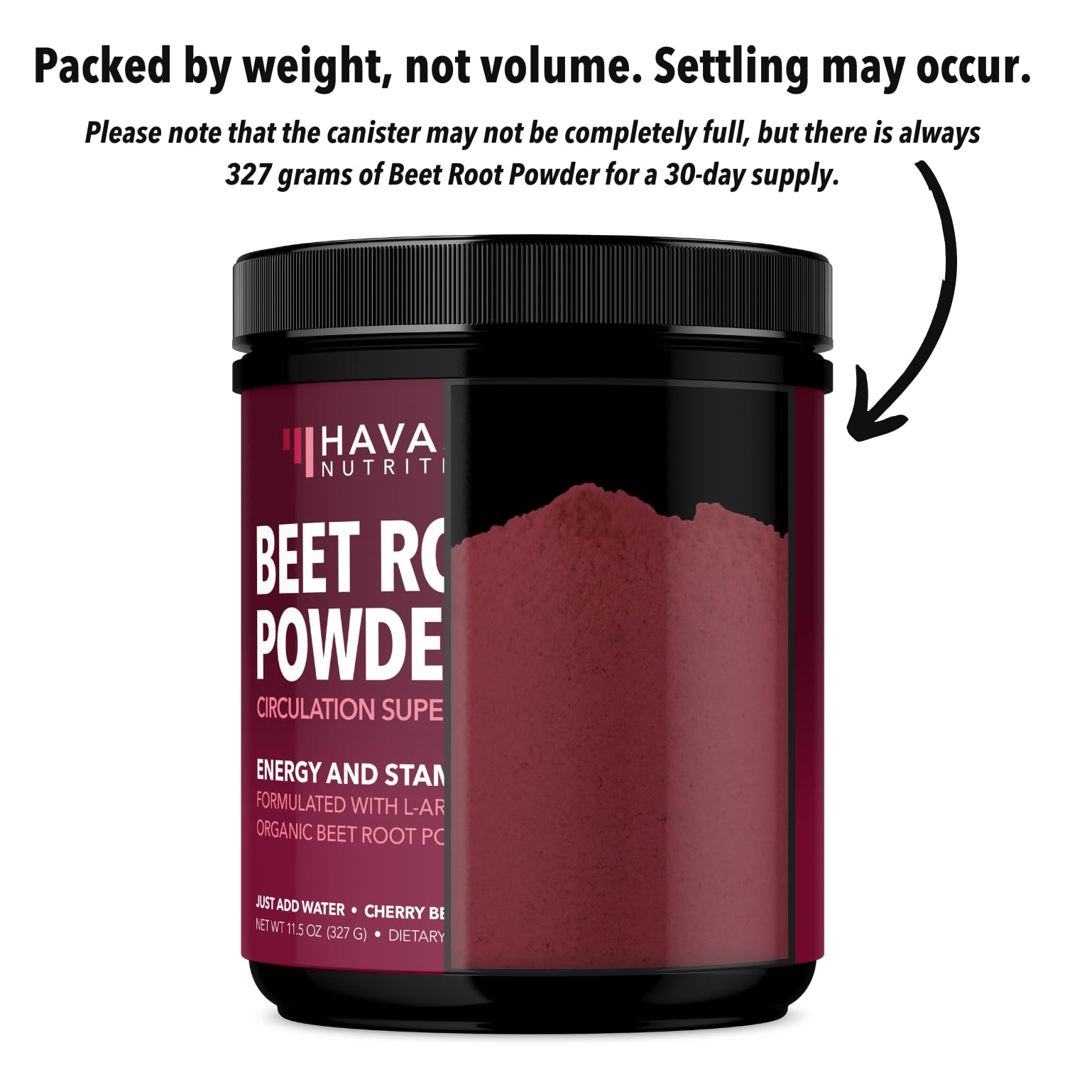 Organic Beet Root Powder with BCAA and L-Arginine for Energy and Stamina Support HAVASU NUTRITION