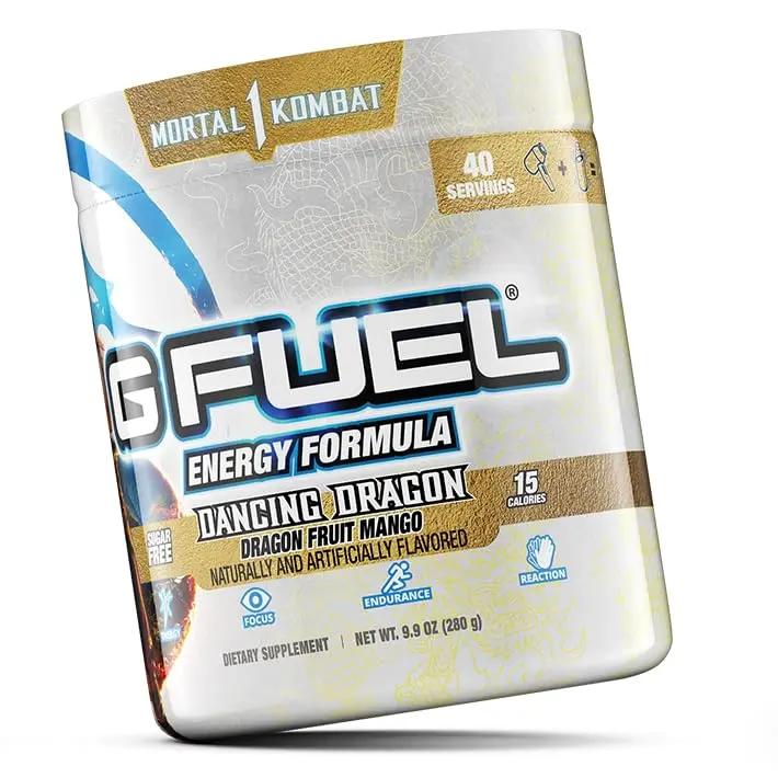 G fuel Mortal Kombat Dancing Dragon Energy Powder, Sugar Free, Clean Caffeine Focus G fuel