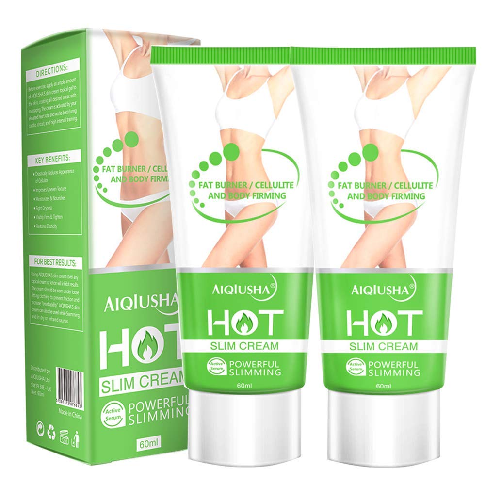 Hot Cream, Cellulite Slimming & Firming Cream, Abdominal Fat Burner, Deep Tissue Massag