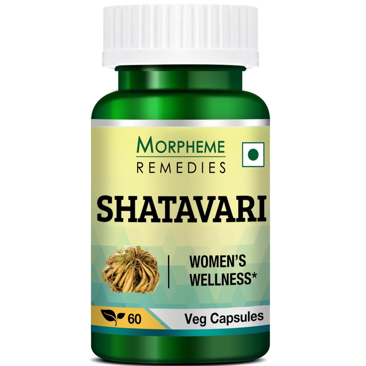 Morpheme Shatavari (Asparagus Racemous) 500mg Extract 60 Veg Caps - 3 Bottles Morpheme Remedies