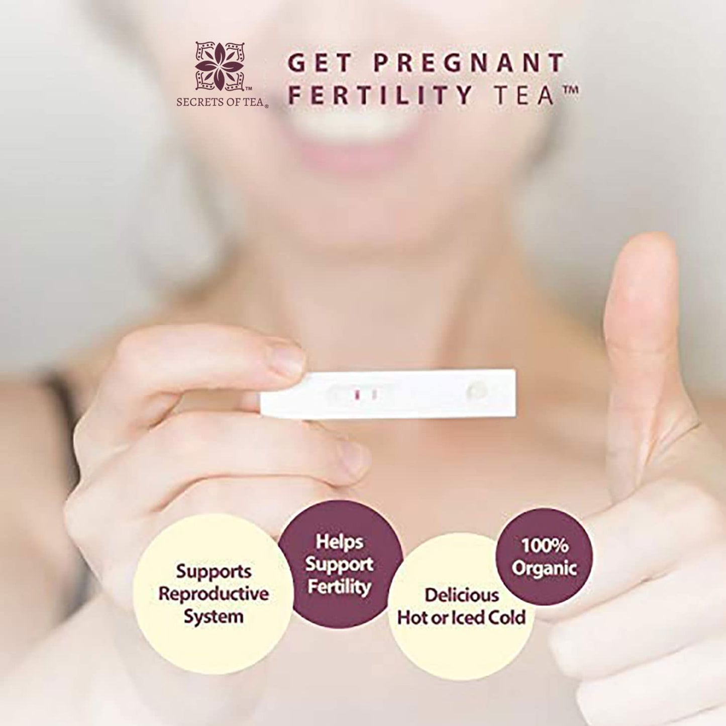 Secrets Of Tea Patented Fertility Supplement & Fertility Tea For WomenTo Help Support Conception