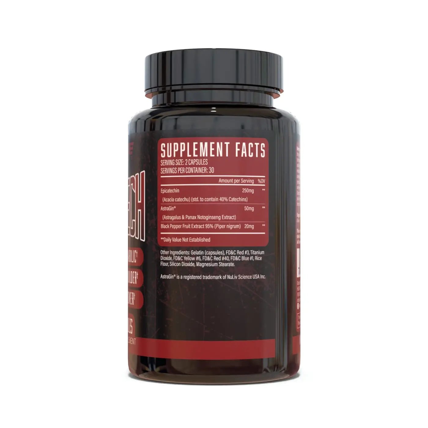 Huge Supplements, Epitech, Epicatechin Supplement, Increase Muscle Mass, Enhance Muscle Recovery & Boost Nitric Oxide, Enhanced Absorption Formula (60 Capsules)