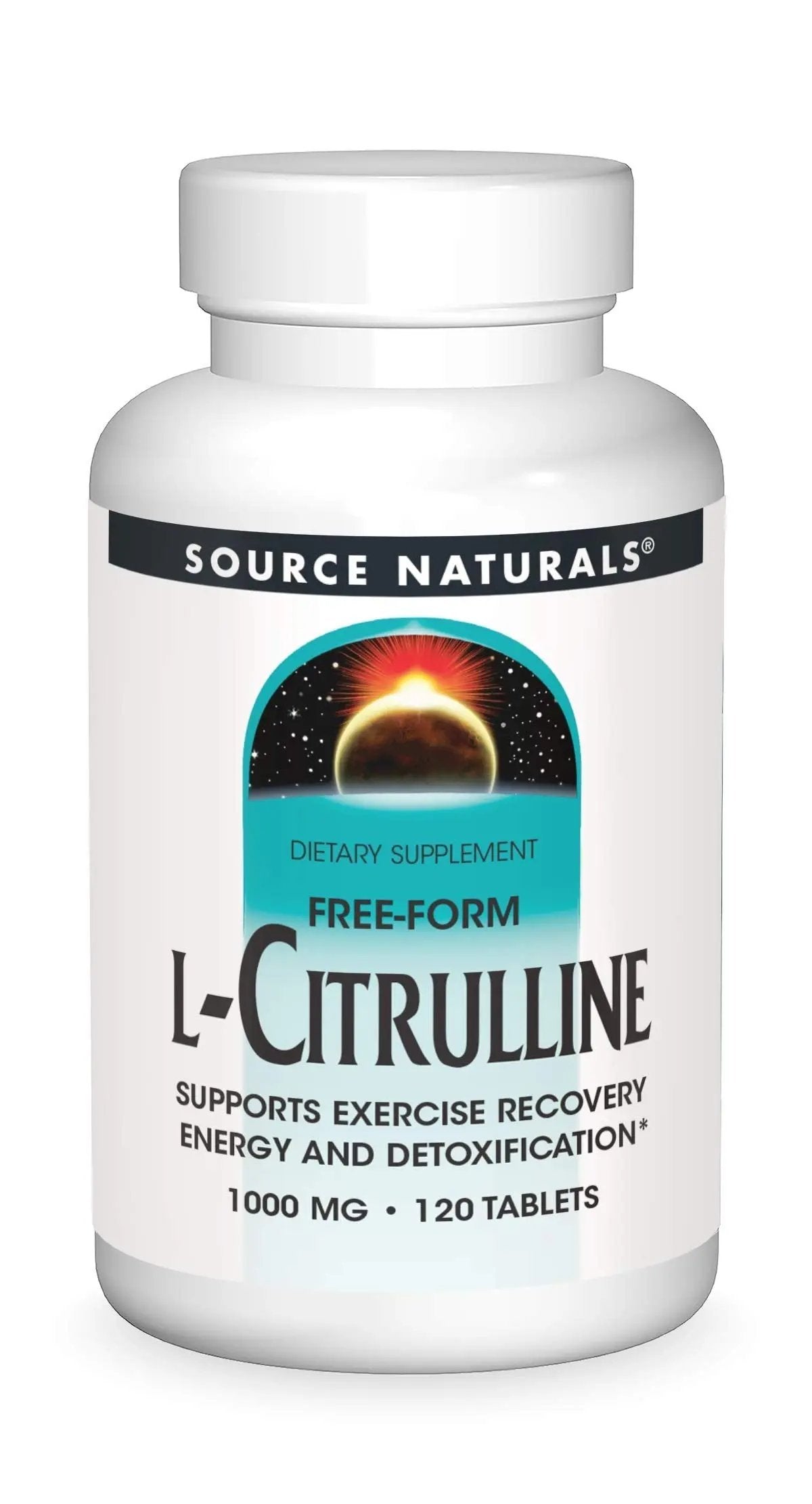 Source Naturals L-Citrulline 1000mg - Nitric Oxcide Booster - 120 Tablets