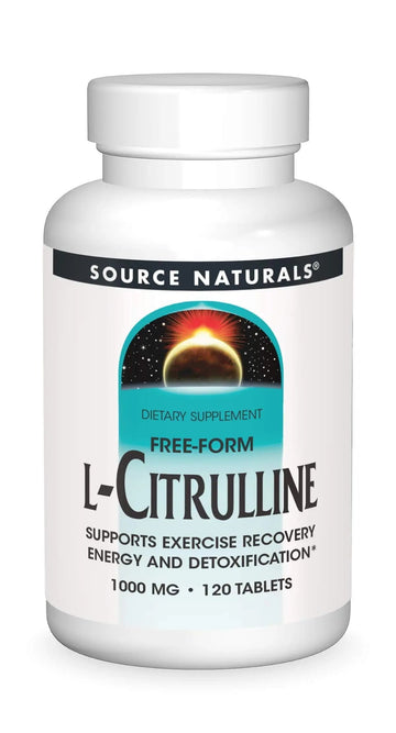 Source Naturals L-Citrulline 1000mg - Nitric Oxcide Booster - 120 Tablets