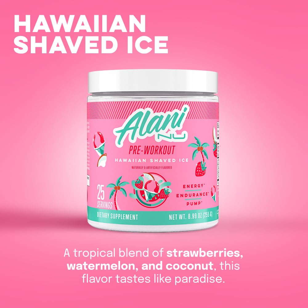 Alani Nu Pre Workout Powder | Amino Energy Boost | Endurance Supplement