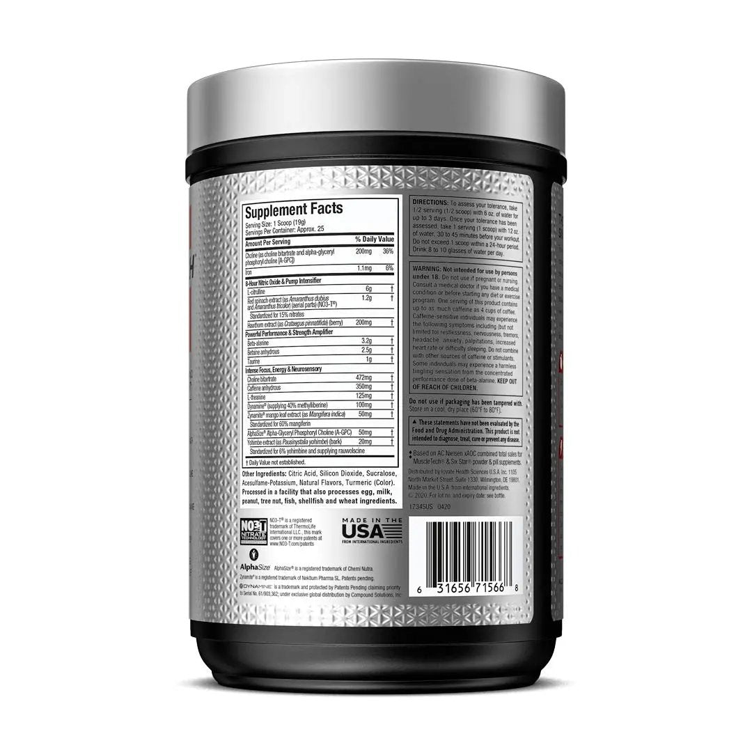 Pre Workout for Men & Women | MuscleTech Shatter Elite Pre-Workout | Preworkout Energy MuscleTech