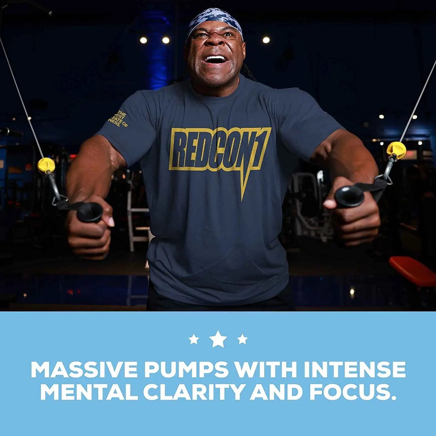 REDCON1 Total War Preworkout (Blue Lemonade) & Big Noise Non-Stim Preworkout Powder (Rainbow Candy) Stack - Pre Workout Duo for Energy, Focus & Endurance (2 Products, 30 Servings Each)