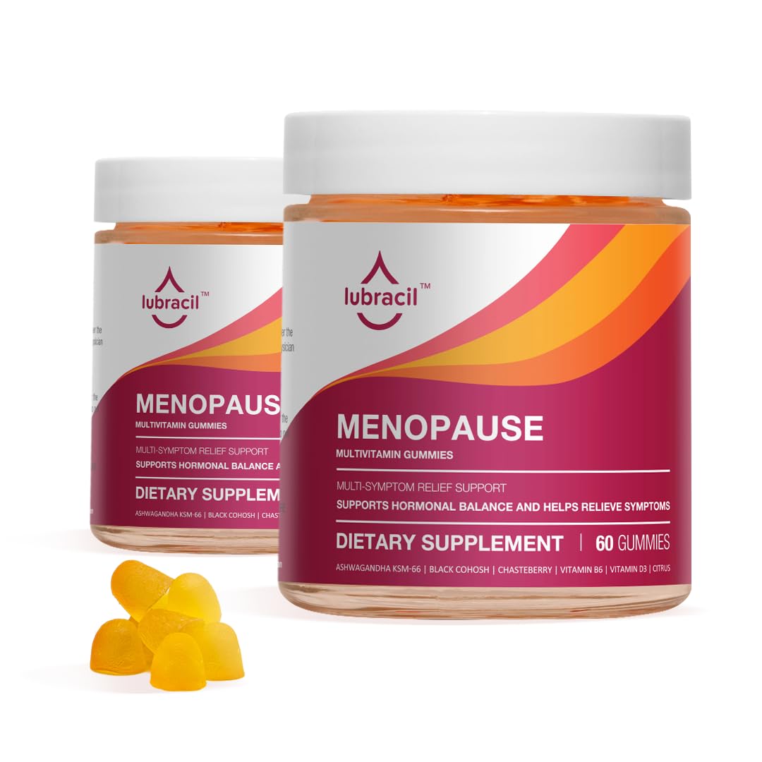 Lubracil - Menopause Gummies - Women's Natural Hormone-Free Daily Dietary Supplement