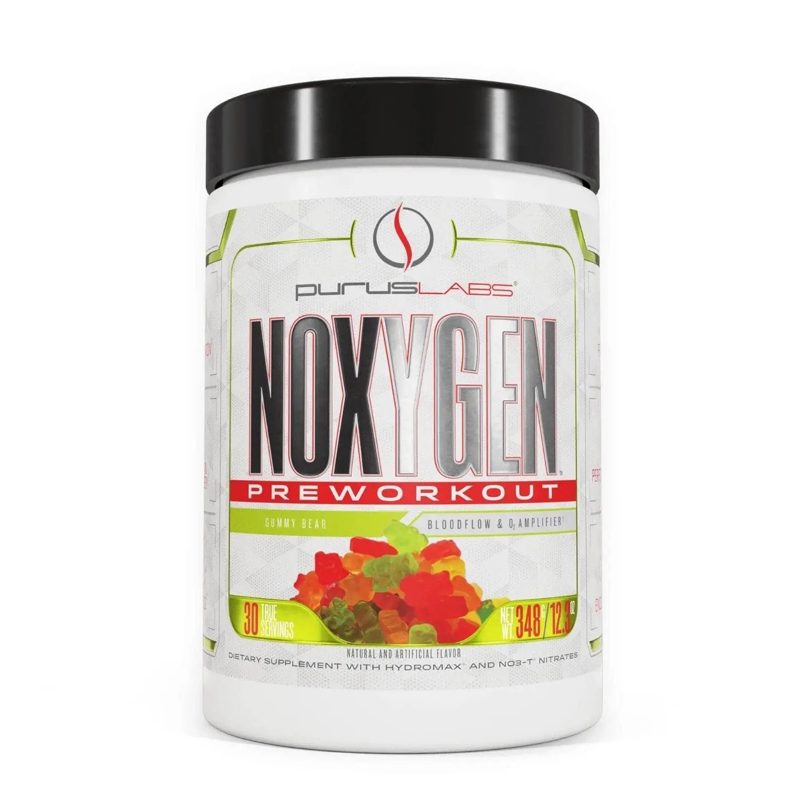 Purus Labs NOXYGEN PREWORKOUT Powder, 30 Servings (Gummy Bear)