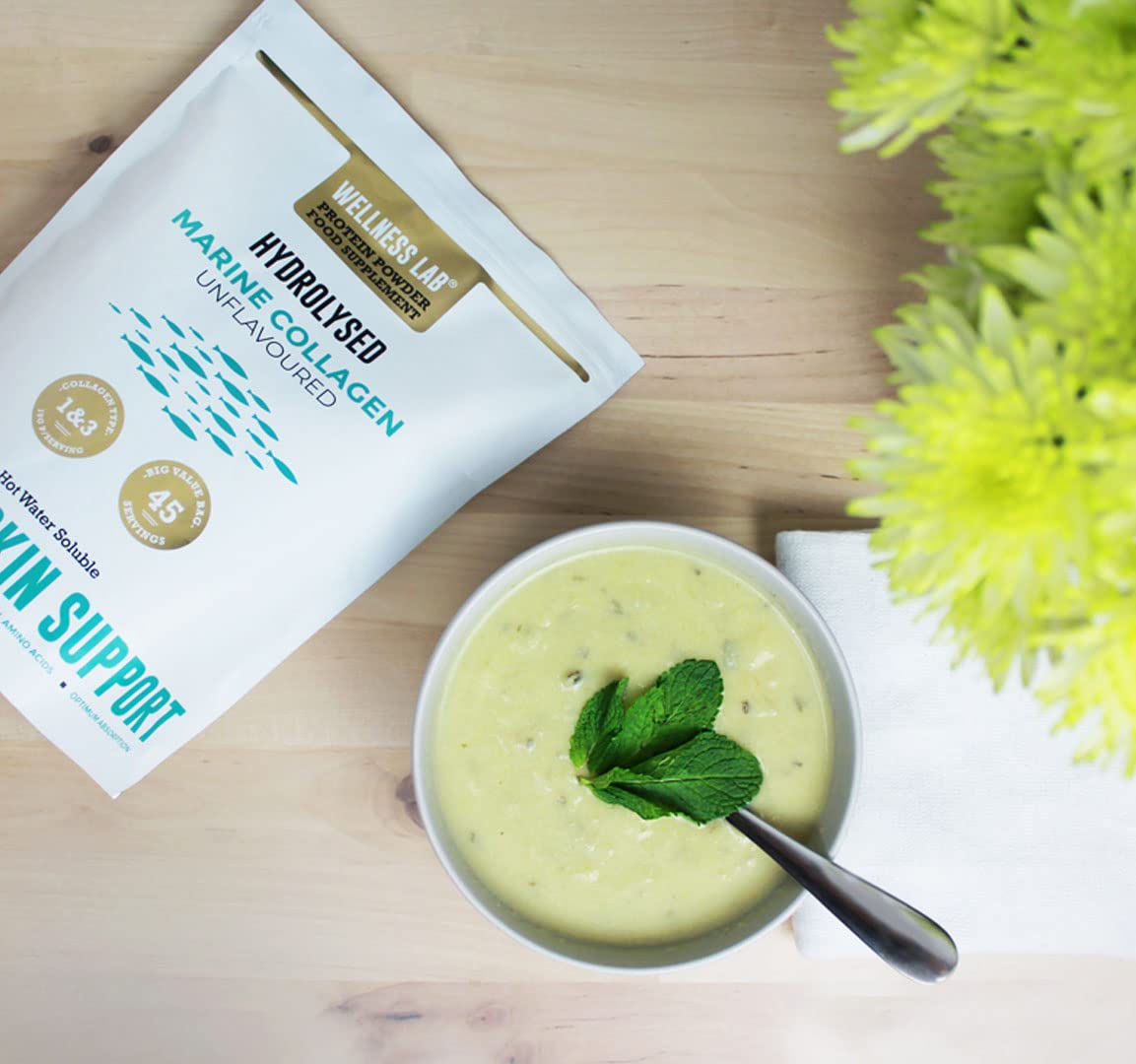 Cleanest Marine Collagen Peptides | Wellness Lab 454g | Type I,III | Highest Bioavailability Hydrolysed Protein Wellness Lab