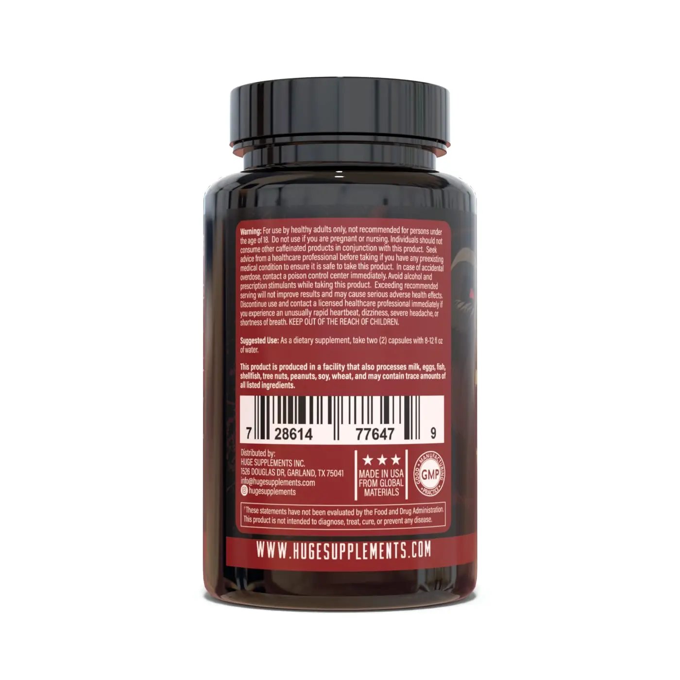 Huge Supplements, Epitech, Epicatechin Supplement, Increase Muscle Mass, Enhance Muscle Recovery & Boost Nitric Oxide, Enhanced Absorption Formula (60 Capsules)