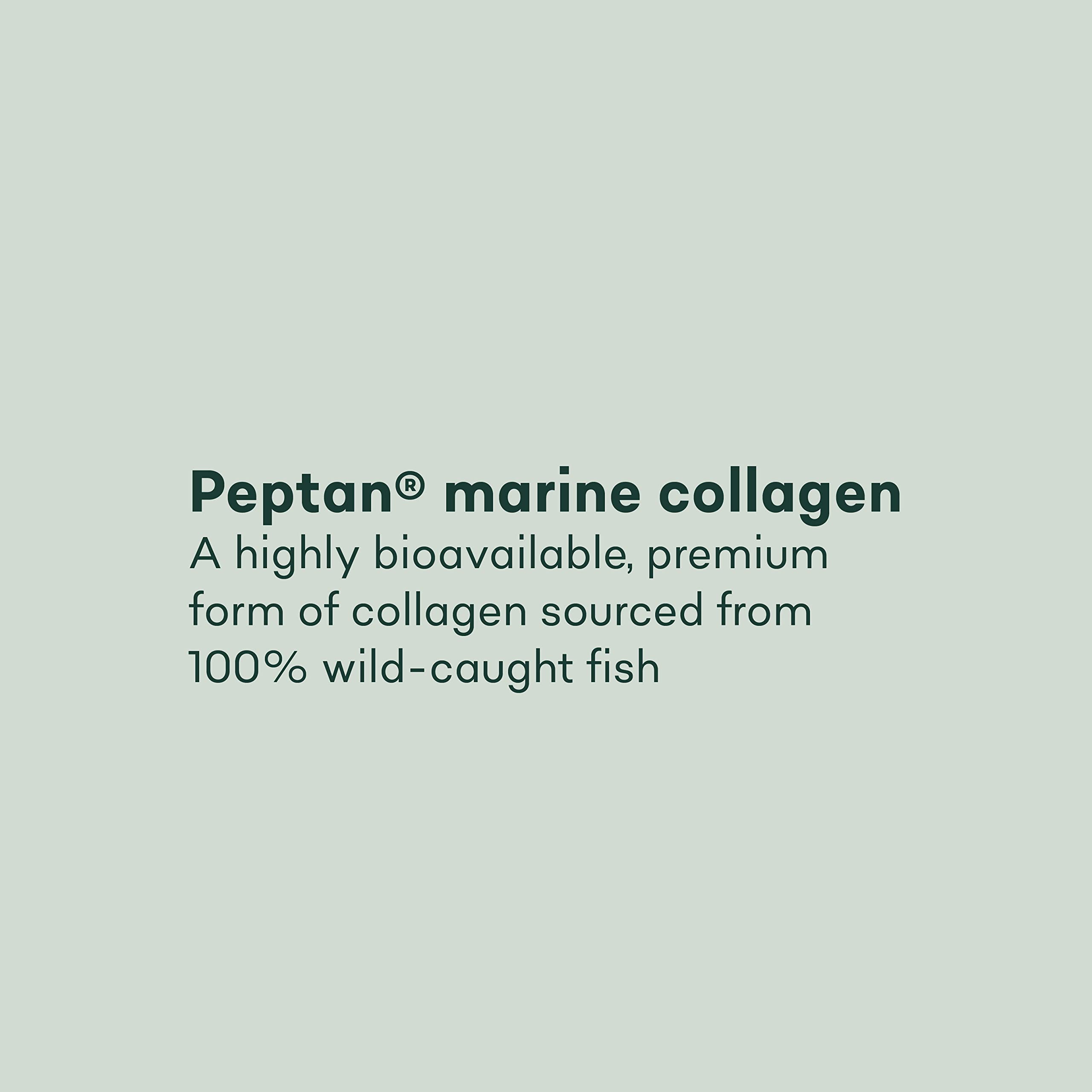 Pure Collagen Tablets - High Strength 1000mg Peptan Marine Collagen Supplements - Collagen Powder Project Nutrition