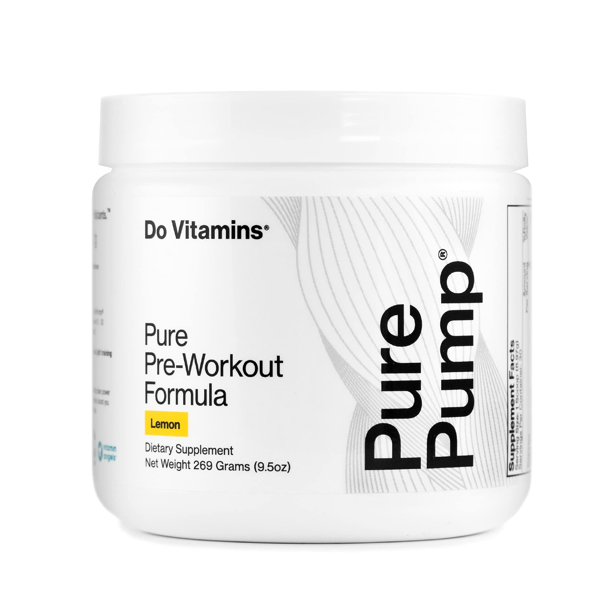 Do Vitamins PurePump - All-Natural Clean Preworkout Powder, Boost Energy, Focus