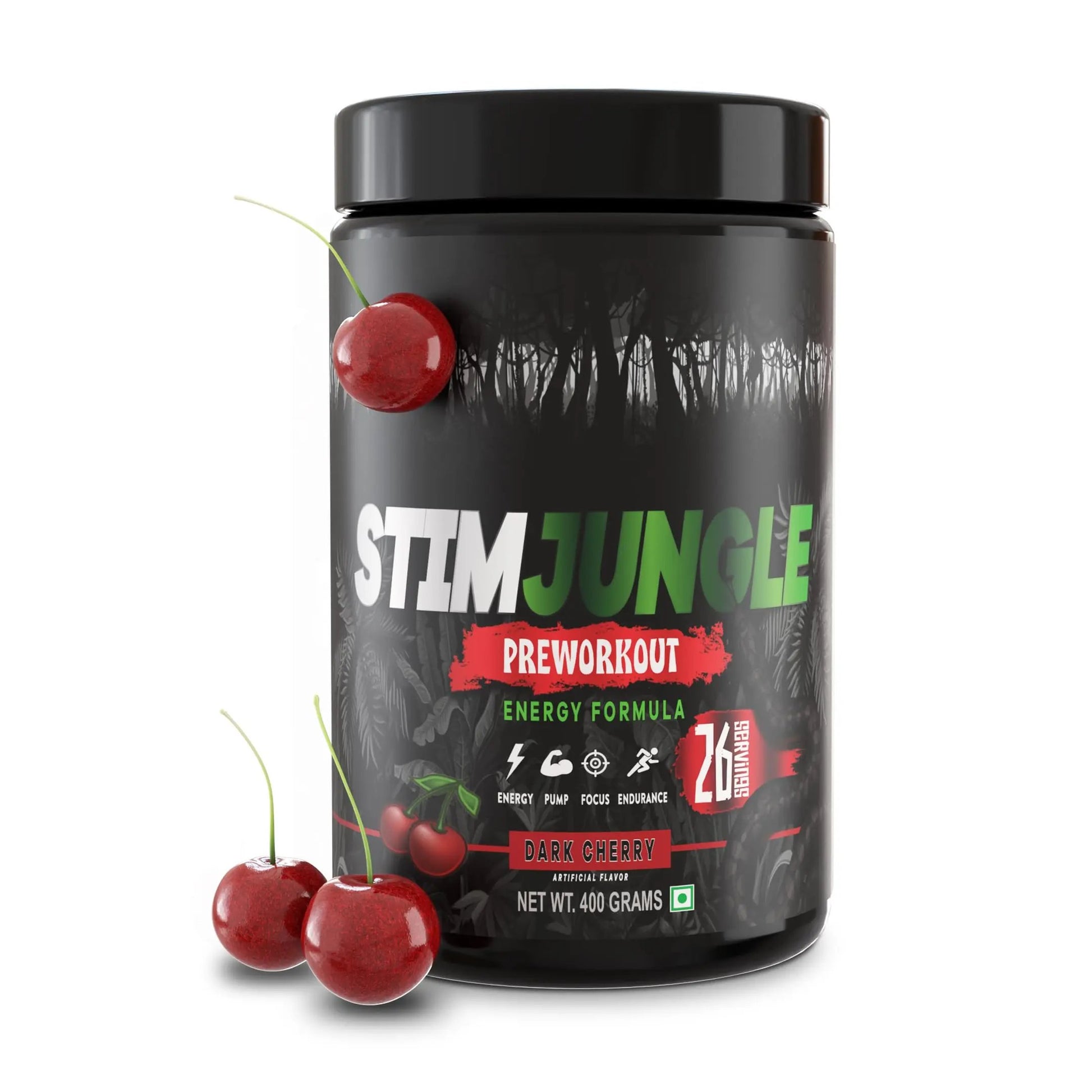 STIMJungle Essential Preworkout •Insane Energy •6G L-Citrulline •3G Beta Alanine