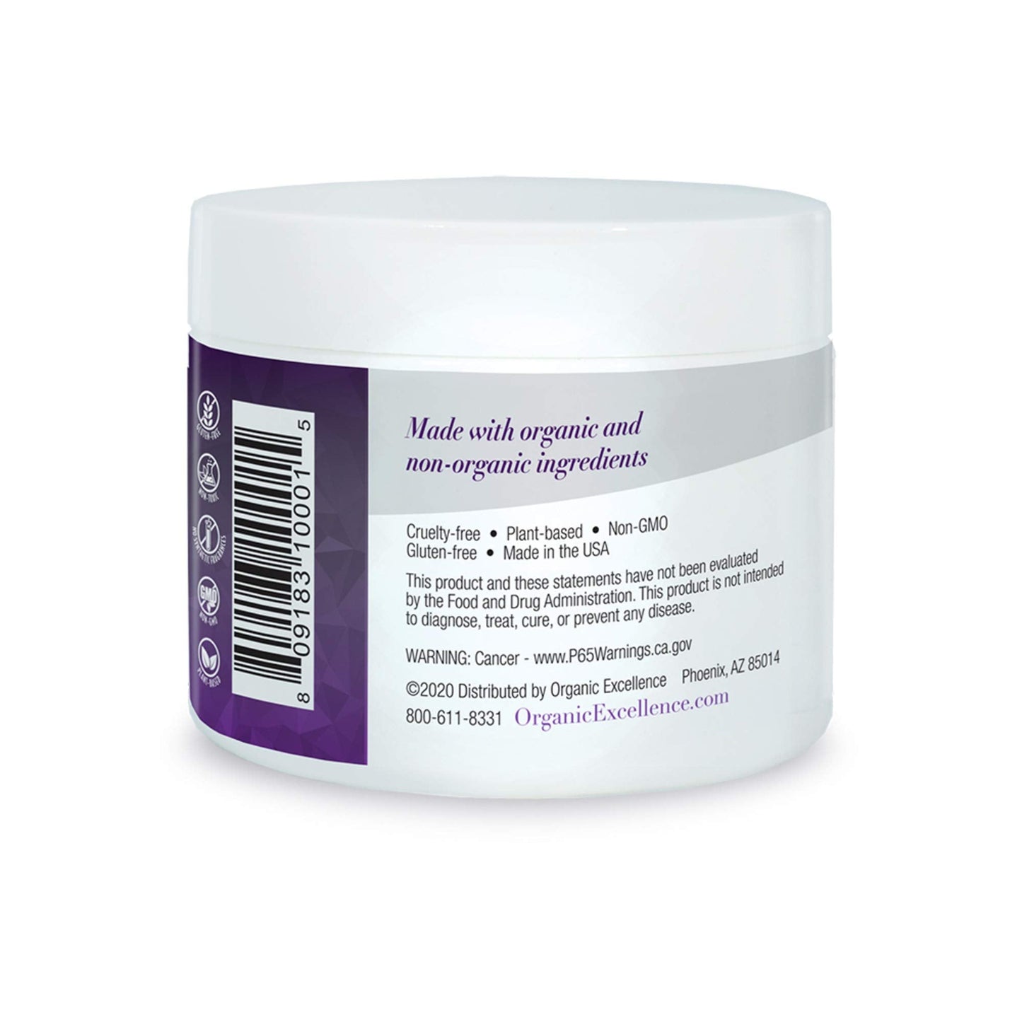 Organic Excellence Feminine Balance Therapy - USP Bio-Identical Progesterone Cream - 2 oz