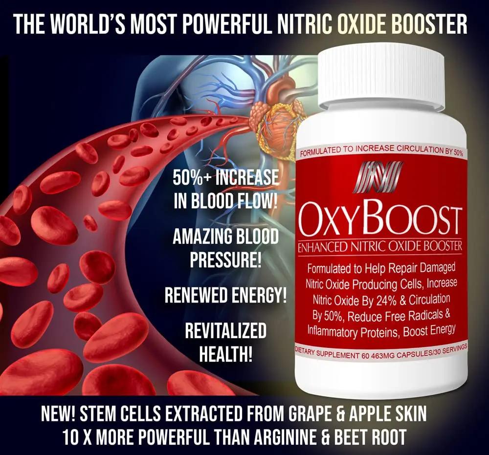 OxyBoost - Nitric Oxide Supplement (1 Bottle - 30 Servings)