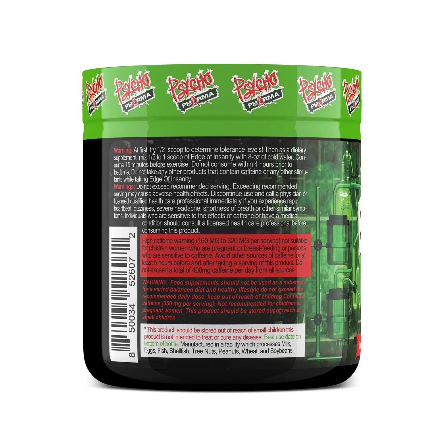 Psycho Pharma New Perfect Powders with Zengaba Energy Feel Good Focus #1 Strongest Psycho Pharma