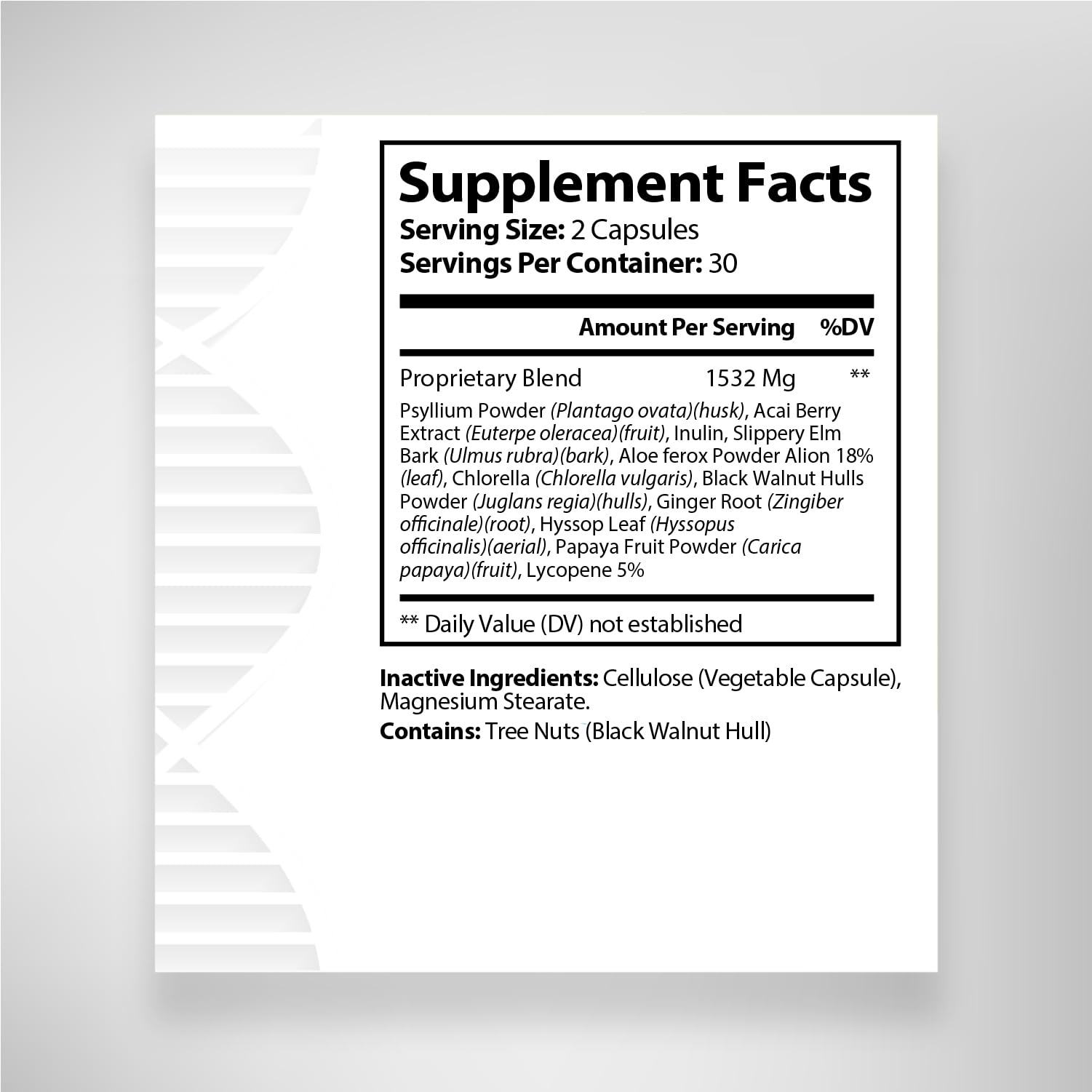 Biogenique Acai Berry Extract & Psyllium Powder, Energy Boost, Free Radical Scavenger Biogenique