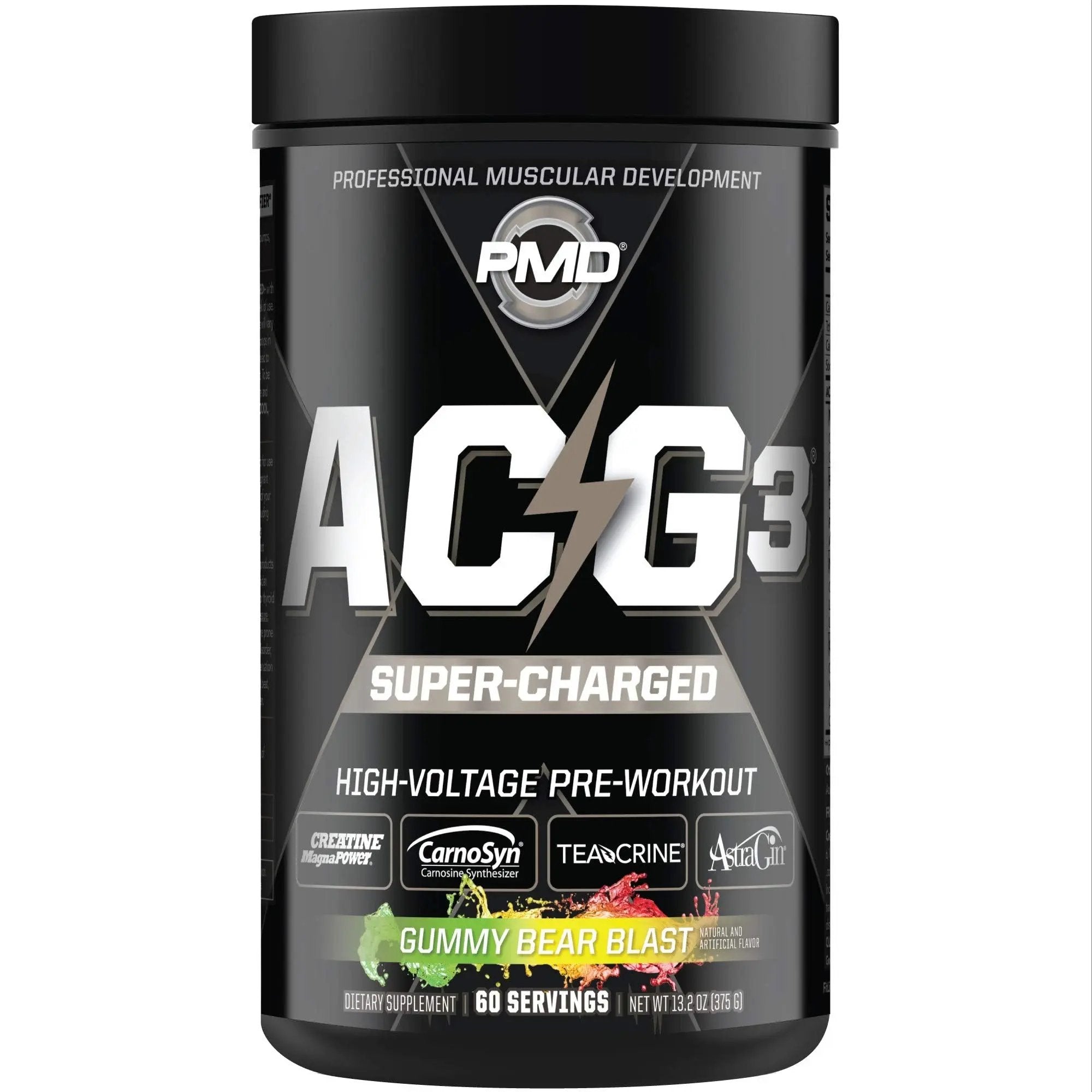 PMD Sports ACG3 Supercharged - Pre Workout - Powerful Strength, High Energy, Maximize