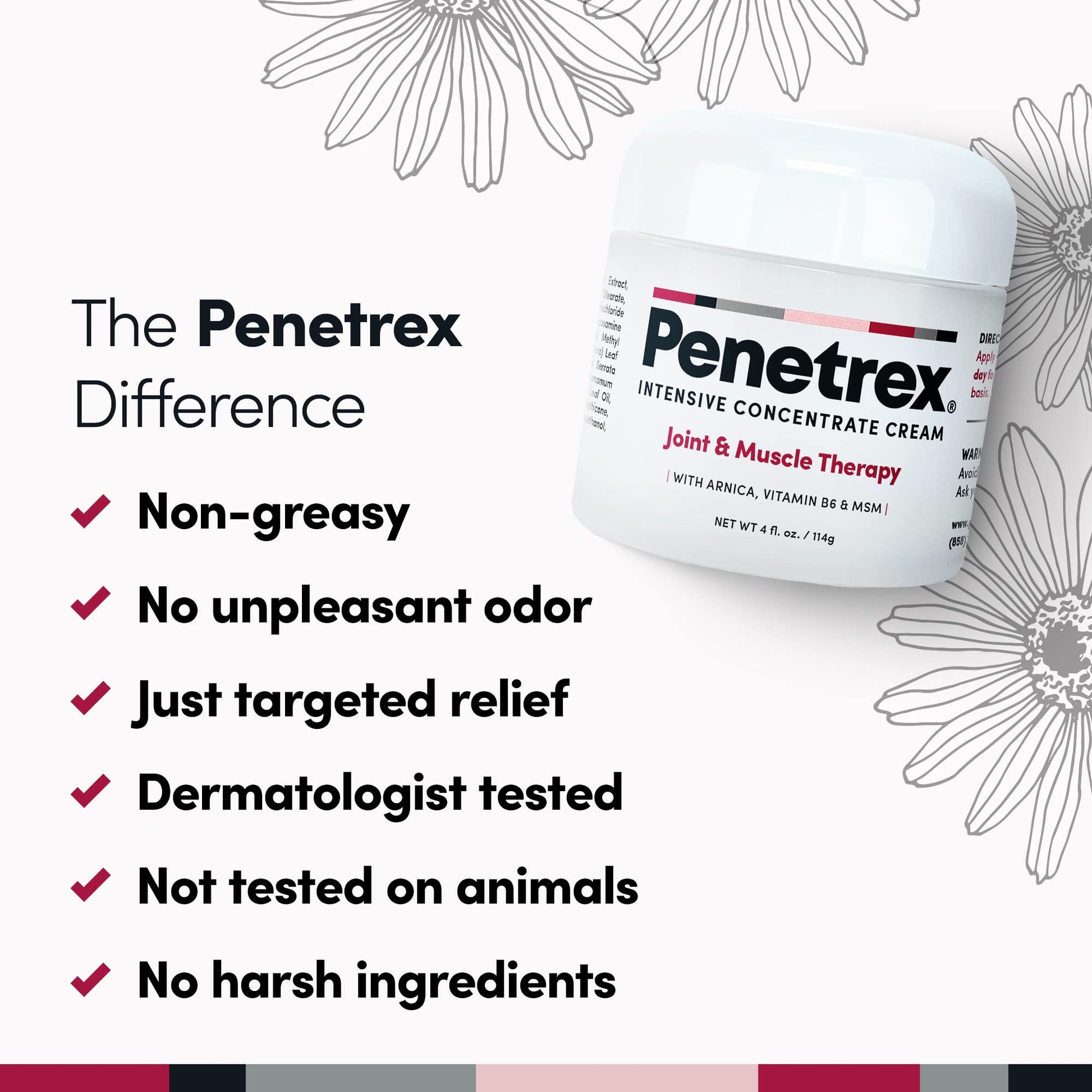 Penetrex Joint & Muscle Therapy – Soothing Comfort for Back, Neck, Hands, Feet Penetrex