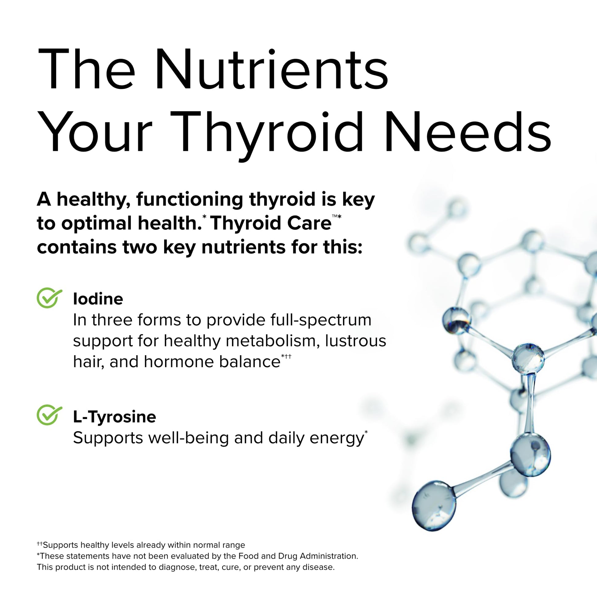 Terry Naturally Thyroid Care - 120 Capsules - Complete Metabolic Function - with Iodine Terry Naturally