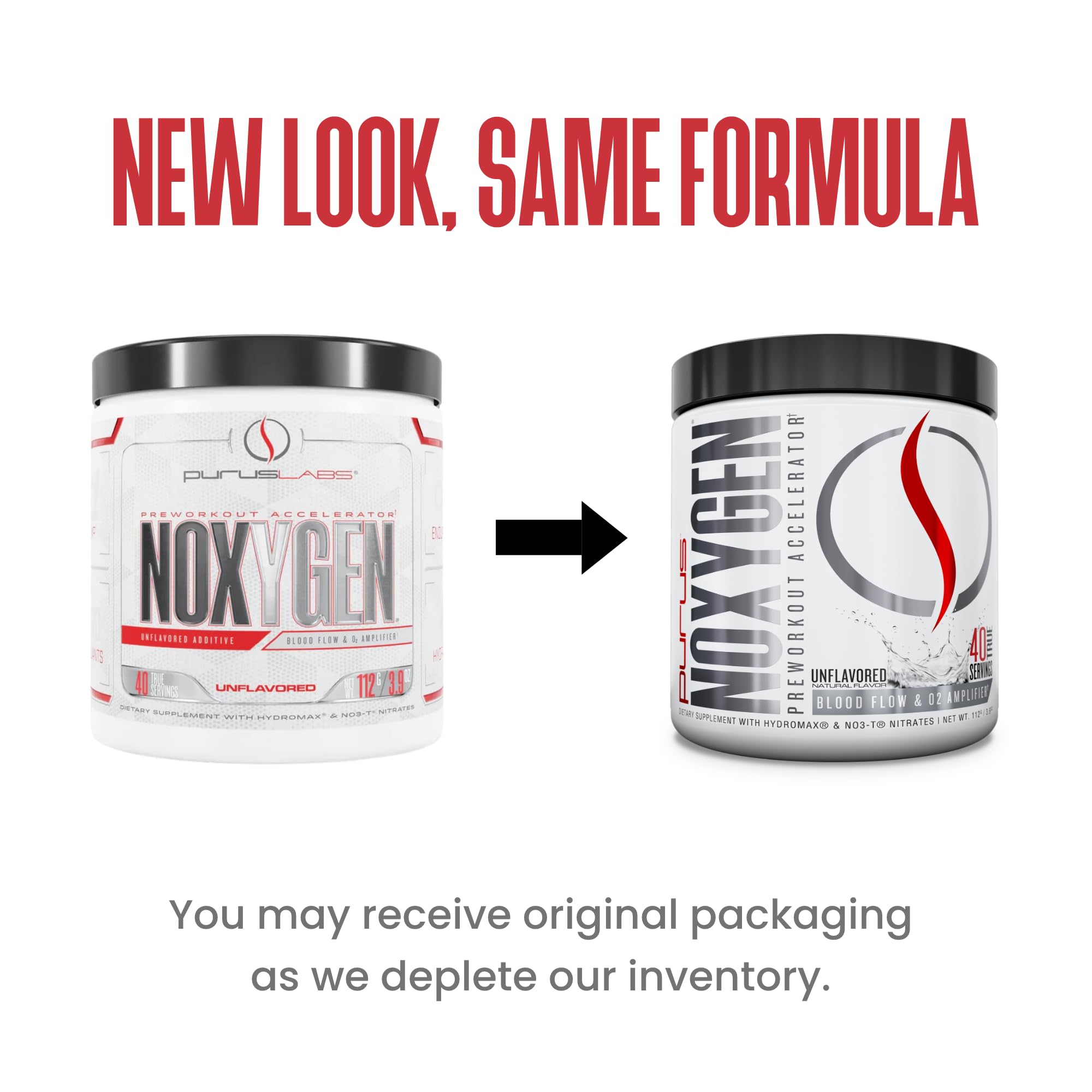 Purus Labs NOXYGEN Powder, 40 Servings (Unflavored) Purus Labs