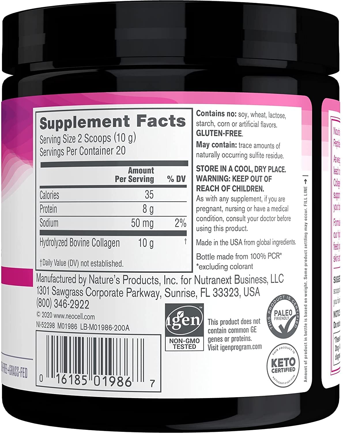 Neocell, Super Collagen, Type 1 & 3, 7 oz (198 g) Neocell