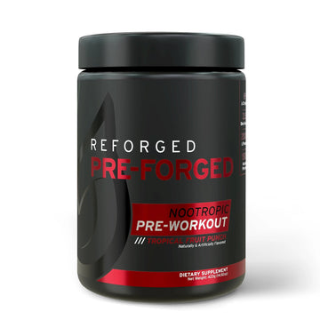 Reforged Pre-Forged L Theanine Pre Workout Powder Drink | Nootropic Nitric Oxide Energy