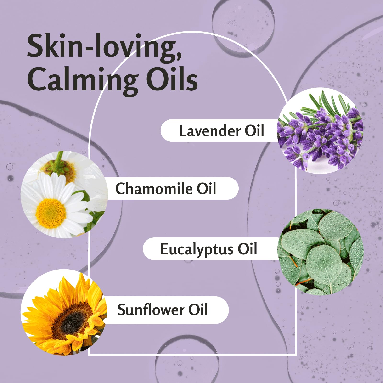 Lavender Massage Oil with Collagen and Stem Cells - Skin Tightening Massage Oil for Mass M3 Naturals