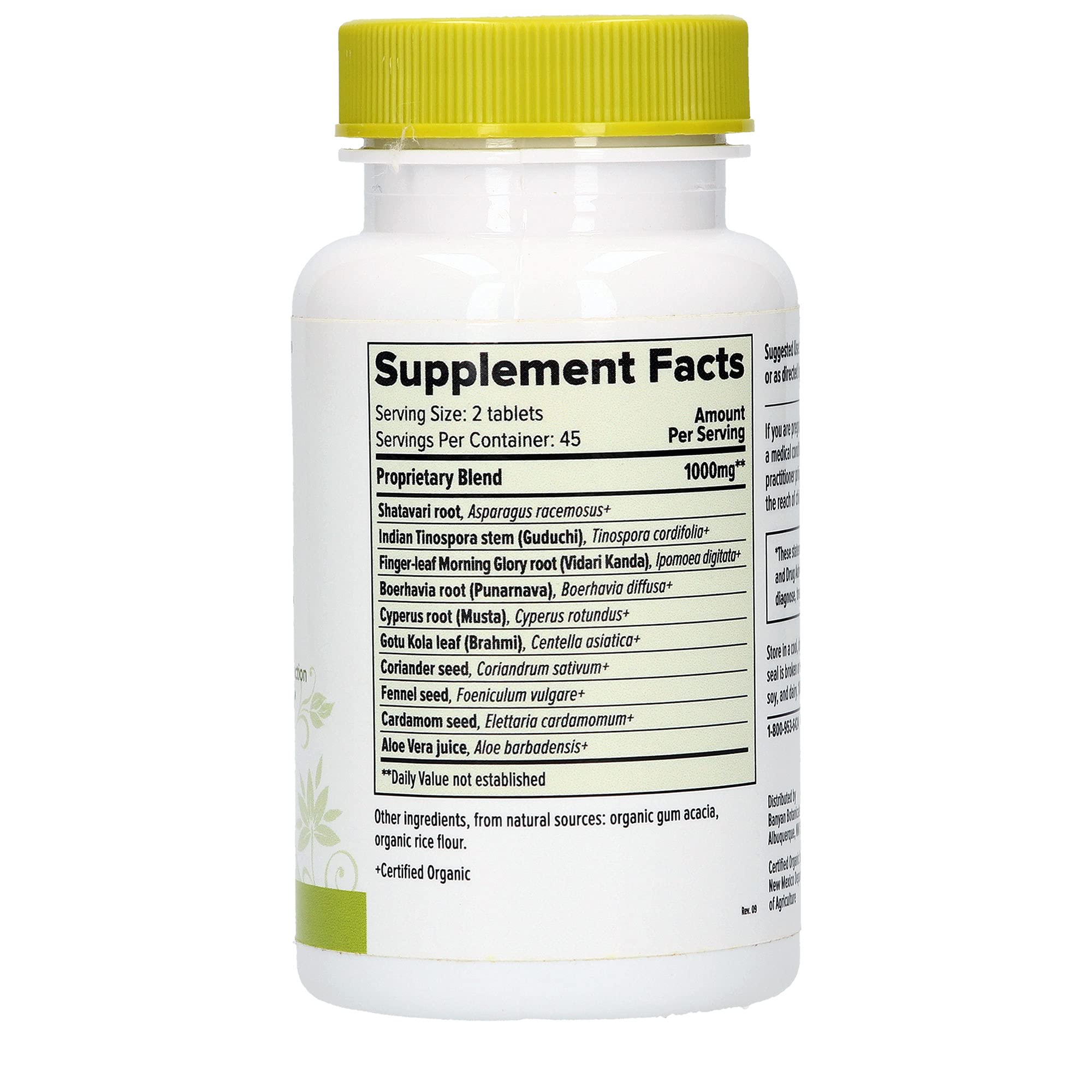 Banyan Botanicals Women’s Support – Organic Herbal Tablets – Promotes a Healthy Female Reproductive Banyan Botanicals