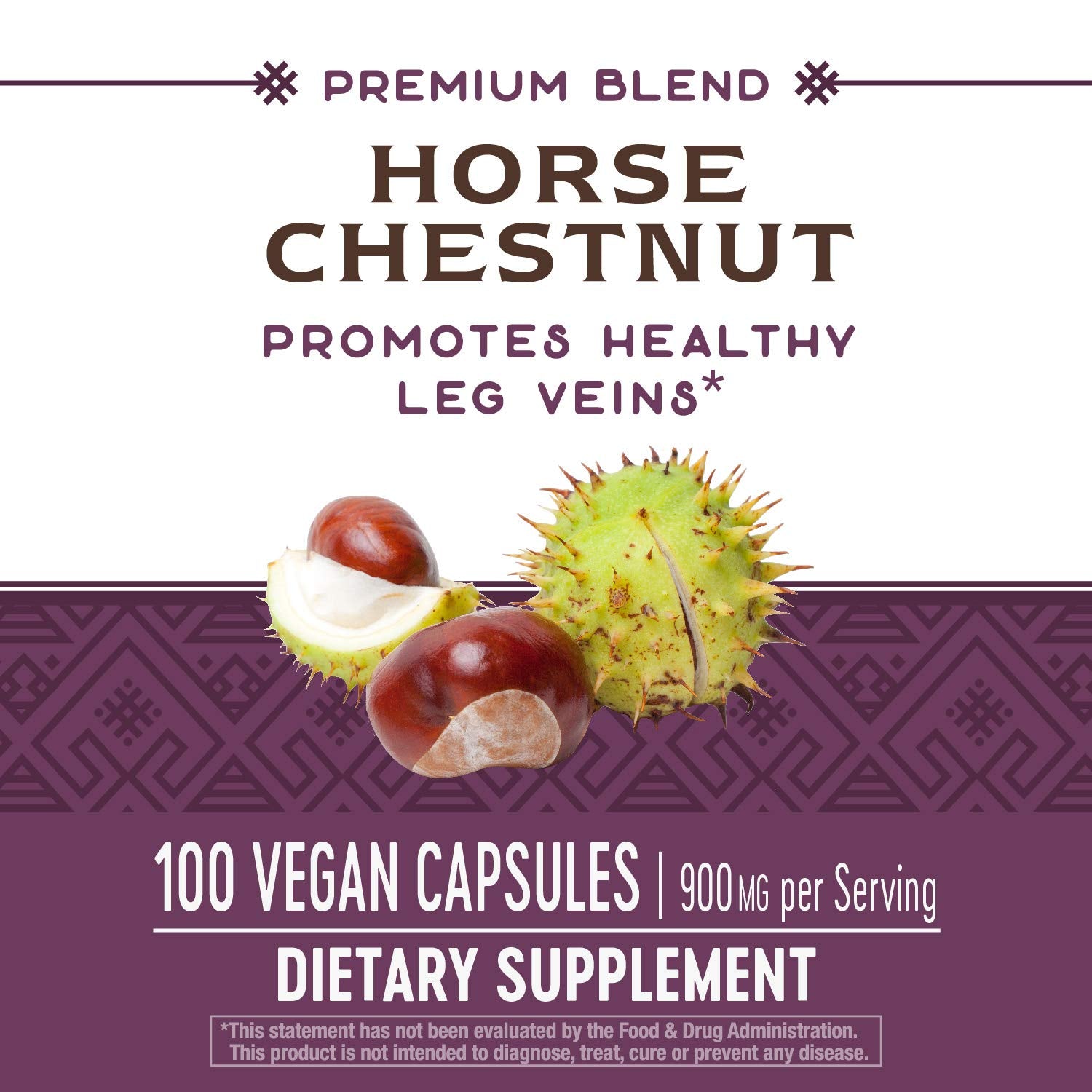 Nature's Way Standardized Horse Chestnut, Premium Extract for Healthy Veins and Blood Nature's Way
