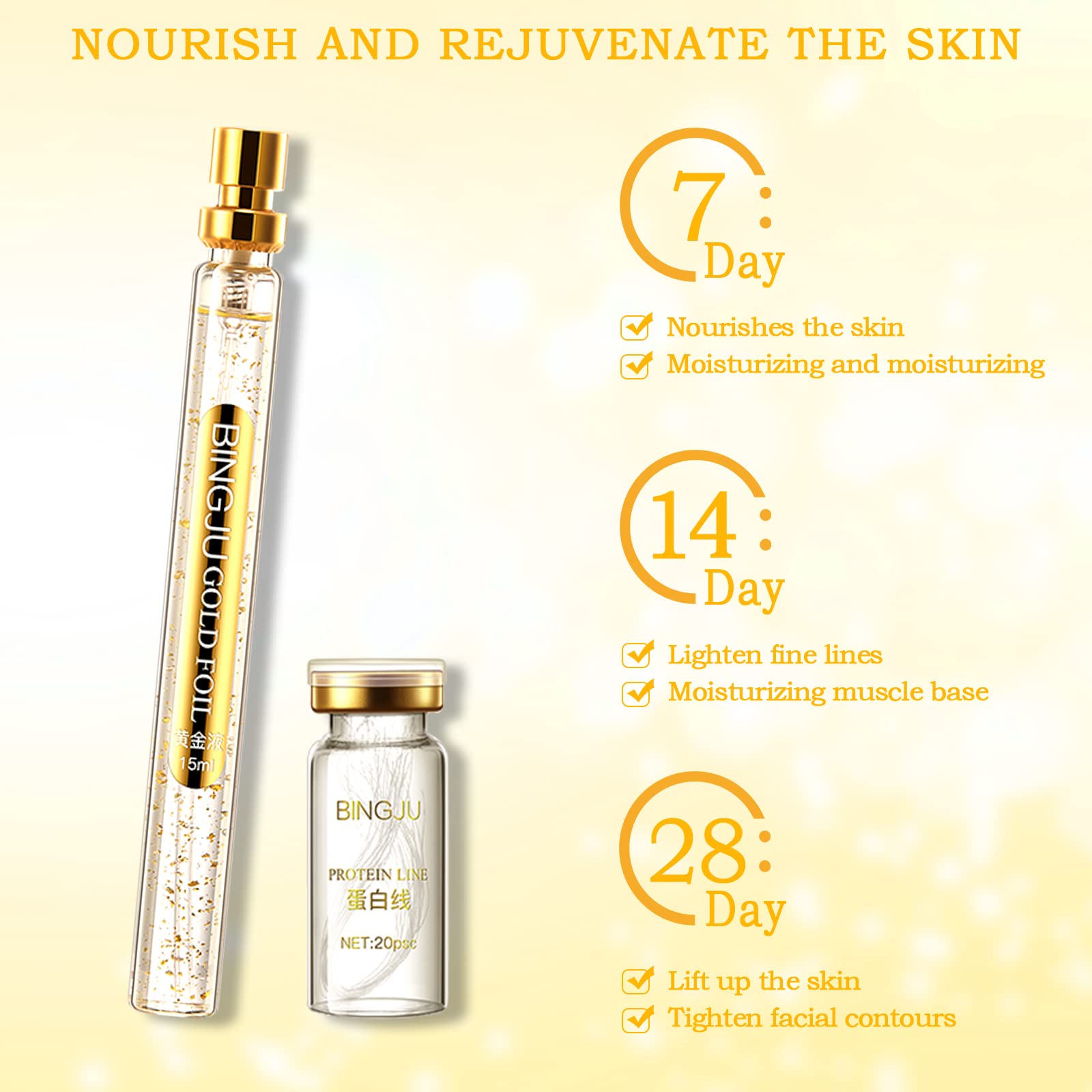 Instalift Korean Protein Thread Lifting Set, Absorbable Collagen Threads for Face Lift, Soluble Protein DRTRU