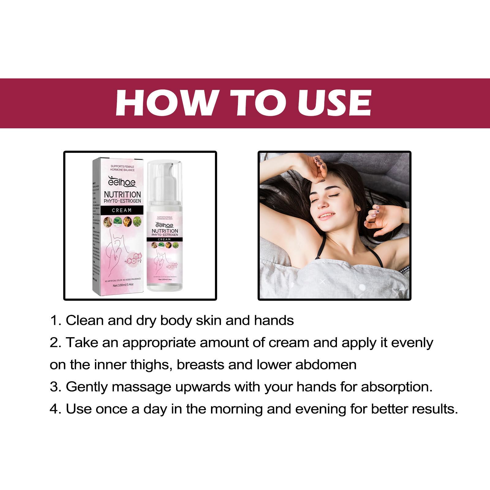 Relief from Mood Swings, Female Menopause, Physical and Mental Fatigue, Restorative Cream DRYIC