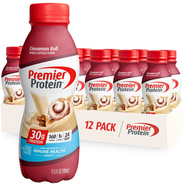 Premier Protein Shake, 30g Protein, 1g Sugar,24 Vitamins&Minerals Nutrients to Support