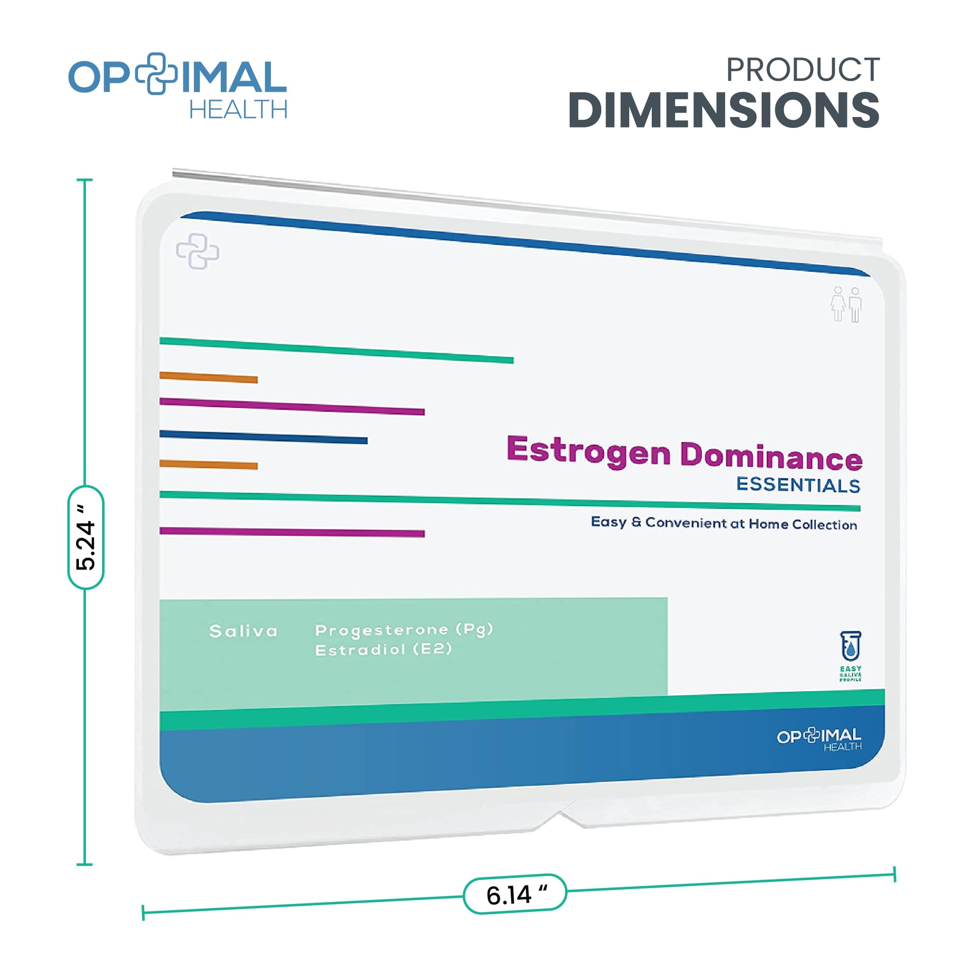 Estradiol (E2) & Progesterone (PG) | Saliva Hormone Test Kit for Women | Progesterone Deficiency OPTIMALHEALTH