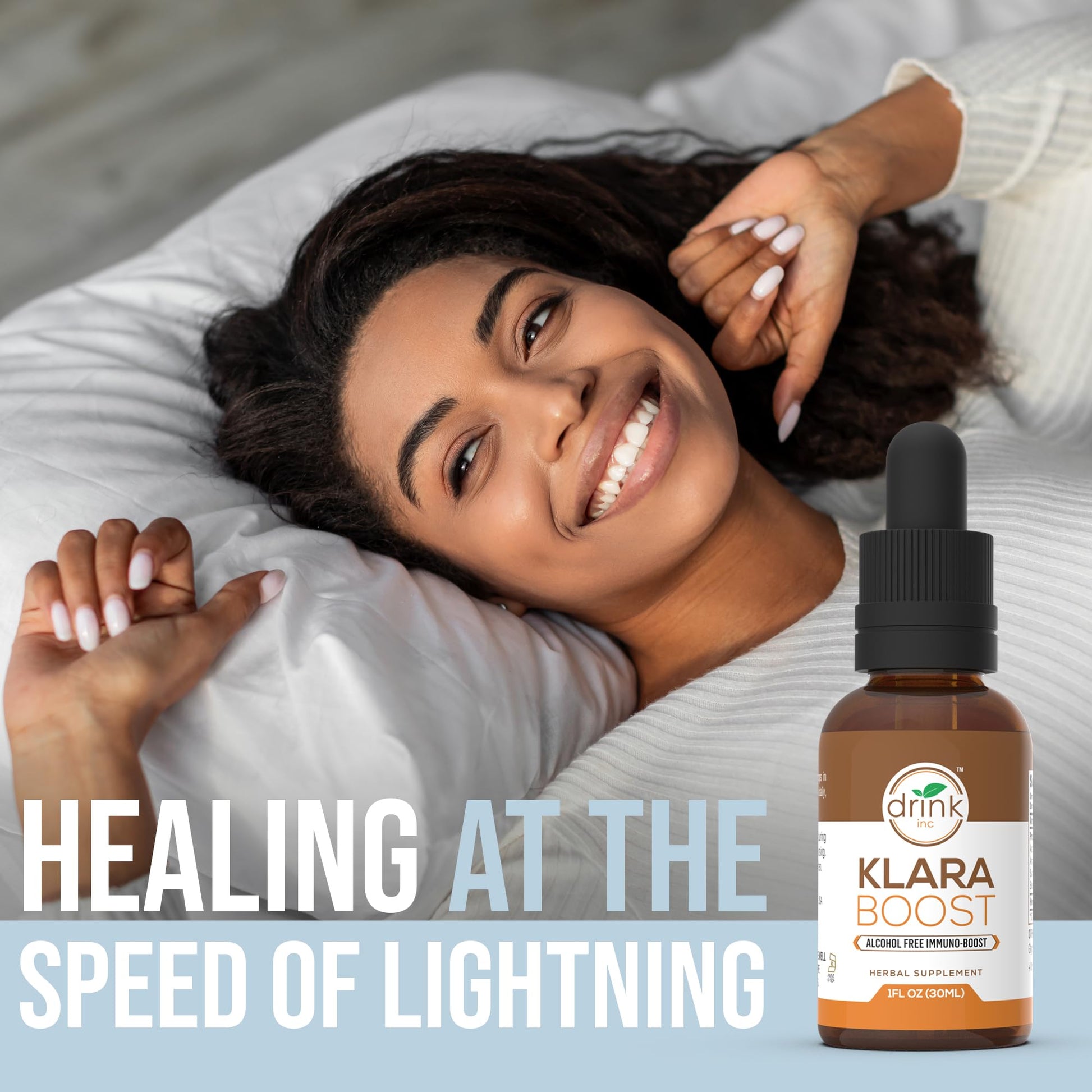 Drink Inc Klara Boost Alcohol Free Immuno-Boost | 30ML Herbal Supplement Drink Inc